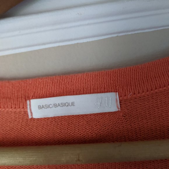 Orange H&M orange knitted jacket - Picture 4 of 4